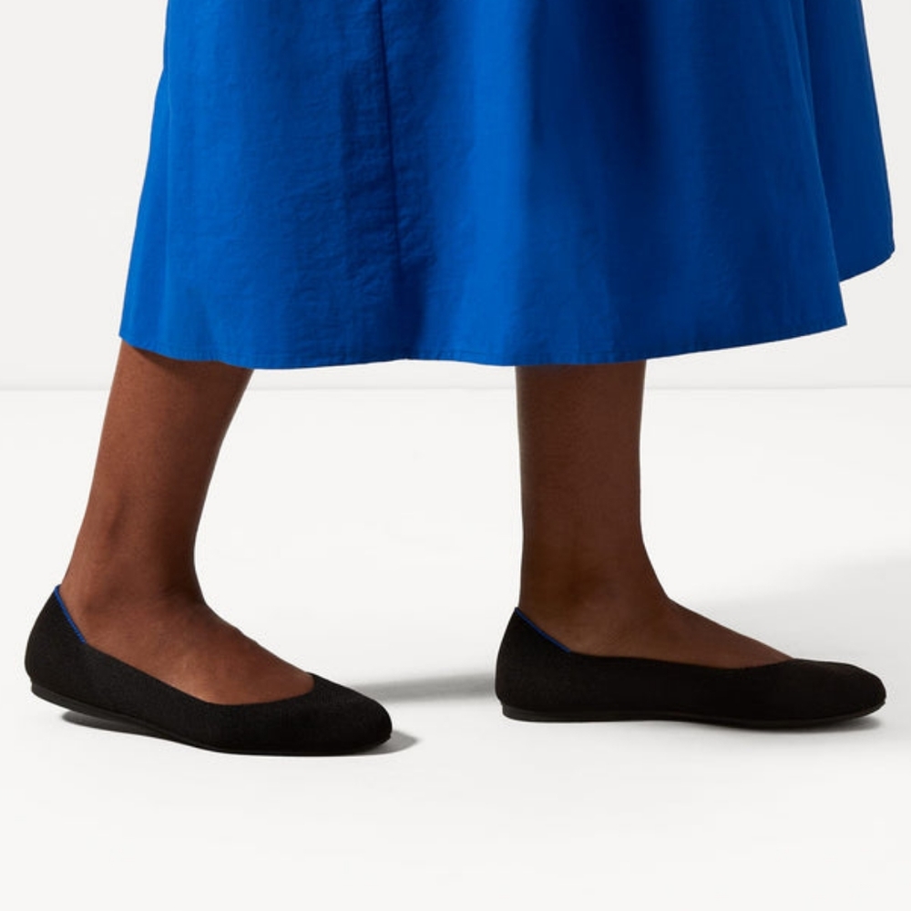 Rothy's The Square Flat in Black